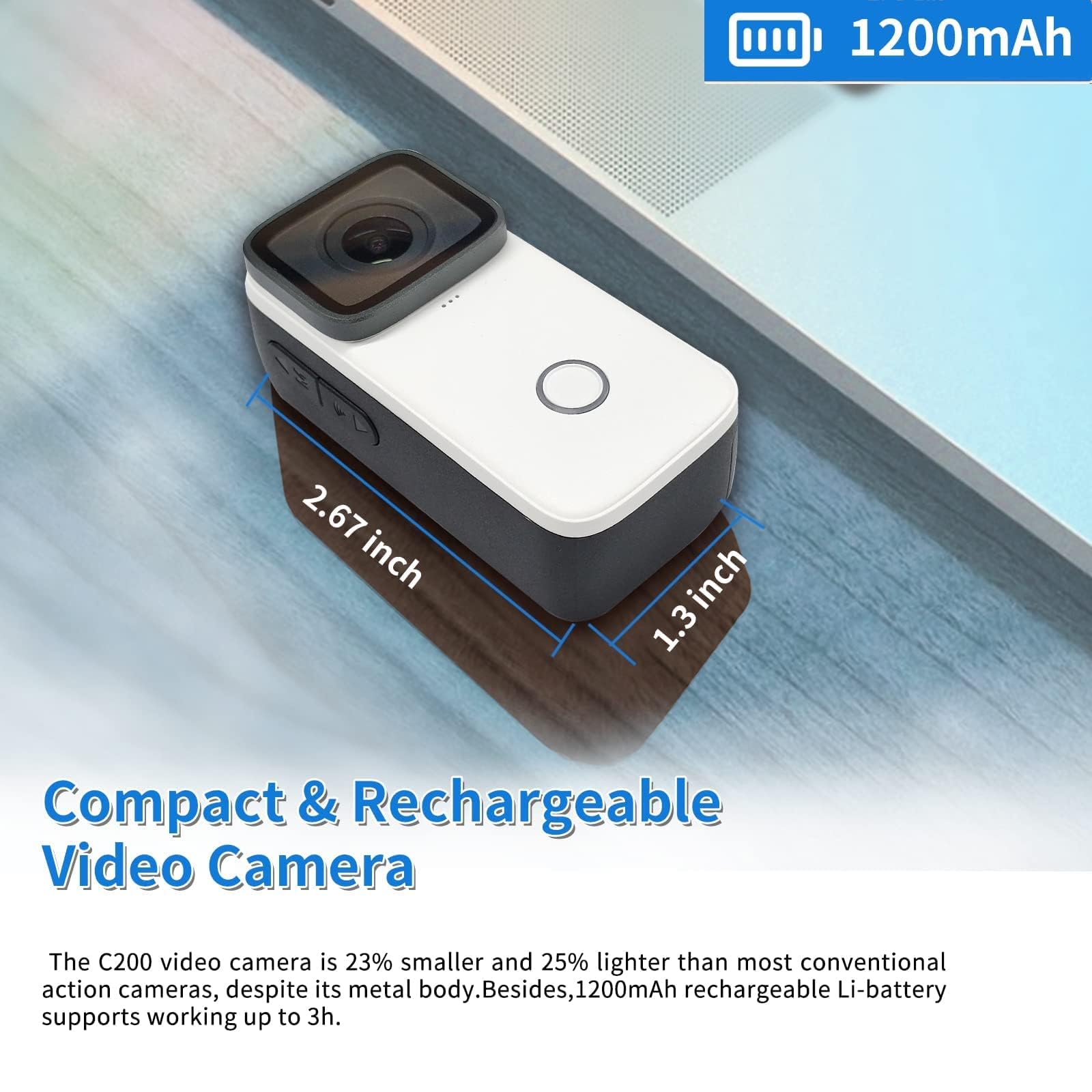 ビデオカメラ sj cam C200 SJCAM C200 Waterproof Small Mini Action Camera - SJCAM